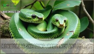 monitoring shedding frequency and quality
