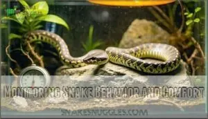 monitoring snake behavior and comfort monitoring snake behavior and comfort