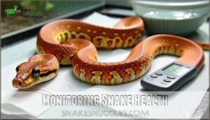 monitoring snake health