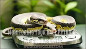 monitoring your ball python's weight over time monitoring your ball python's weight over time