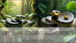 most docile boa constrictor subspecies