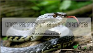 multi-sensory integration in snakes