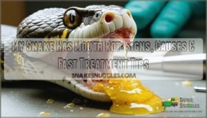 my snake has mouth rot