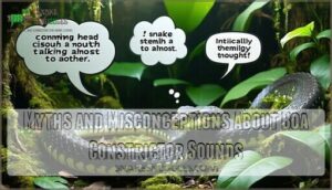 myths and misconceptions about boa constrictor sounds