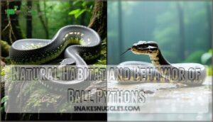 natural habitat and behavior of ball pythons
