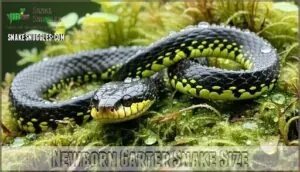 newborn garter snake size newborn garter snake size