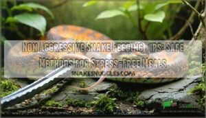 non aggressive snake feeding tips