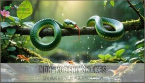 non-rodent snakes
