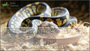nutritional needs of baby ball pythons