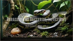 parasite and bacterial infections
