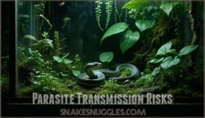 parasite transmission risks