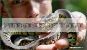 patience and consistency in handling