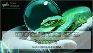 performing a thorough physical examination