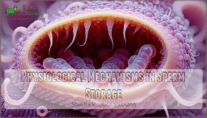 physiological mechanisms in sperm storage