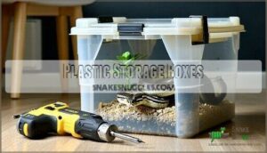 plastic storage boxes