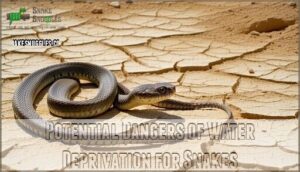 potential dangers of water deprivation for snakes