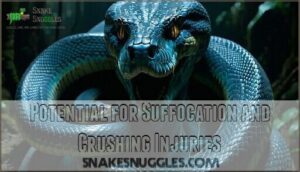 potential for suffocation and crushing injuries