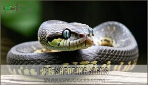 pre-shedding signs