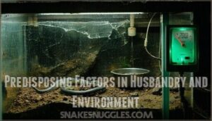 predisposing factors in husbandry and environment