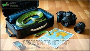 preparing for the trip