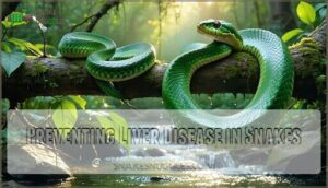preventing liver disease in snakes