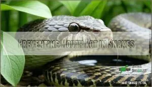 preventing mouth rot in snakes preventing mouth rot in snakes