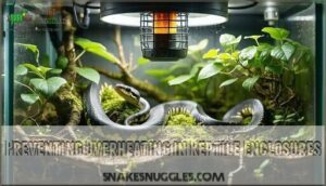 preventing overheating in reptile enclosures