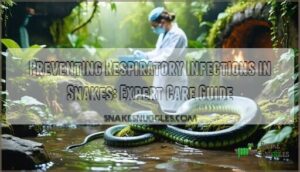 preventing respiratory infections in snakes