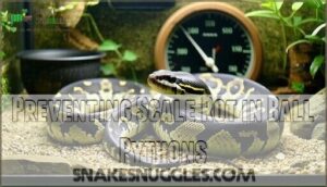 preventing scale rot in ball pythons