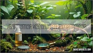 preventing snake mite infestations