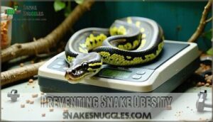 preventing snake obesity