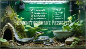 preventing snake parasites
