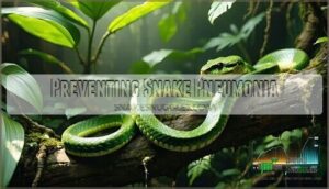 preventing snake pneumonia