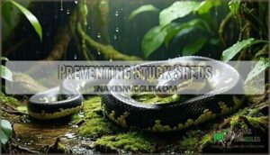 preventing stuck sheds