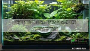 prevention strategies for snake regurgitation