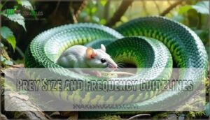 prey size and frequency guidelines