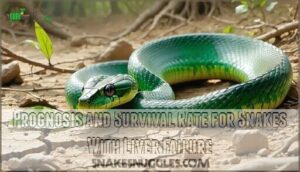 prognosis and survival rate for snakes with liver failure