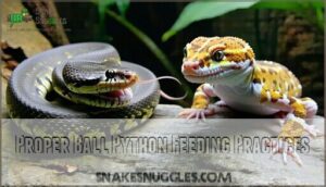 proper ball python feeding practices