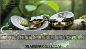 proper feeding techniques and schedules