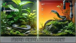 proper temperature gradient