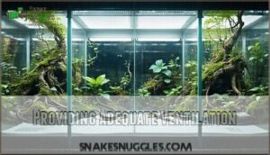 providing adequate ventilation