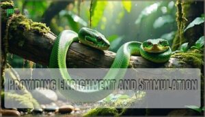 providing enrichment and stimulation