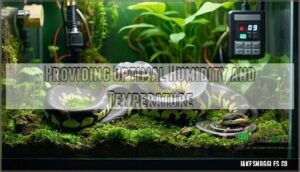 providing optimal humidity and temperature