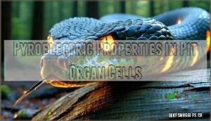 pyroelectric properties in pit organ cells
