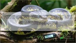 python shedding and humidity