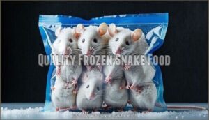 quality frozen snake food