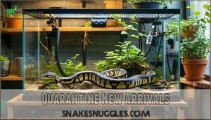 quarantine new arrivals