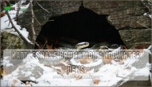 rattlesnake brumation and winter dens