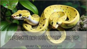 recessive and codominant morphs