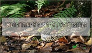 recognizing signs of snake presence